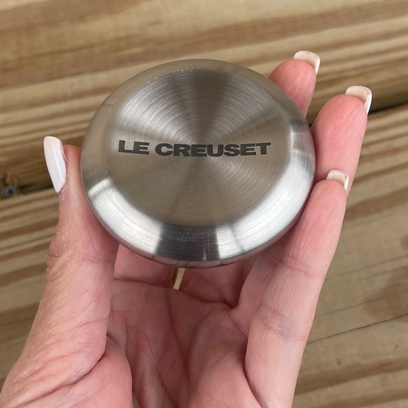 For @bruubru only!!! Le Creuset Stainless Knobs Silver 3 Large and 1 Medium - Picture 2 of 4